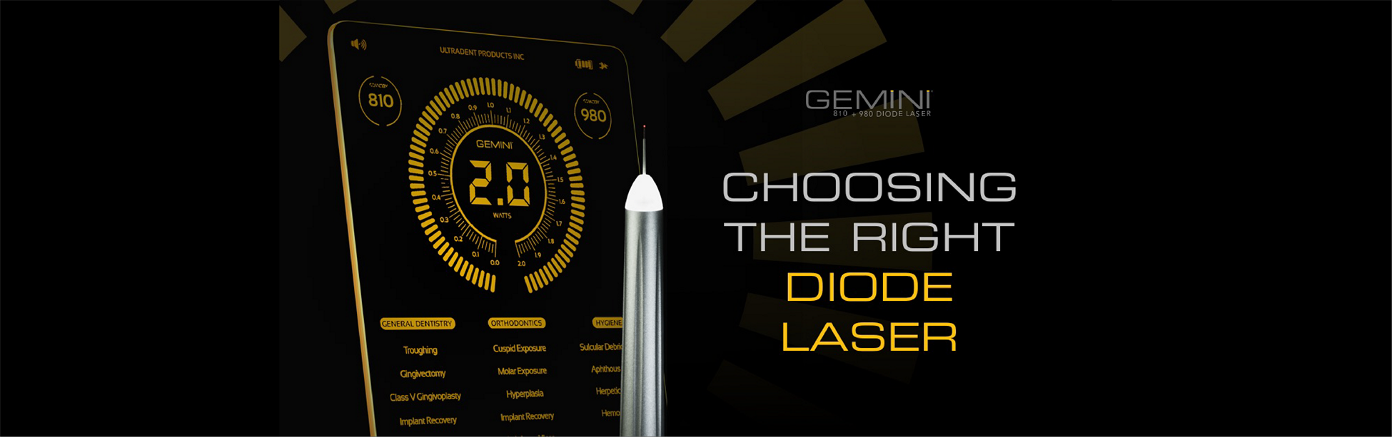 Gemini 810 + 980 diode laser